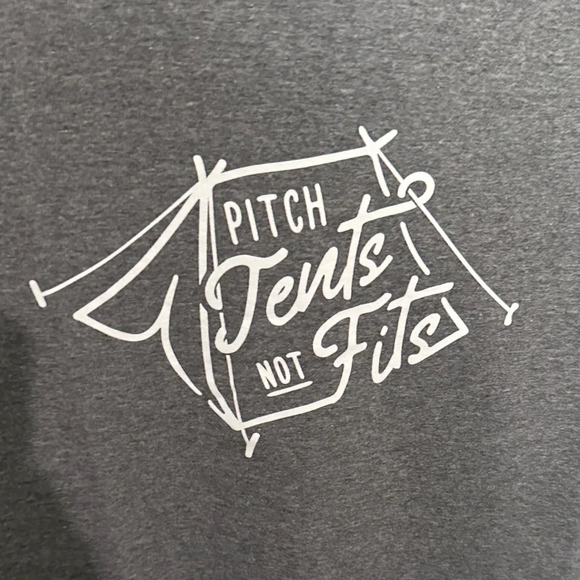 Pitch Tents, not Fits long sleeved  heavy cotton tee - Picture 3 of 5